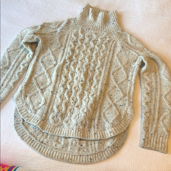 Madewell Sweaters - Madewell mockneck cable knit sweater